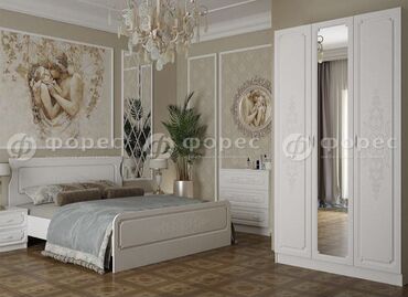 Шкафы для одежды: Шкаф для одежды, Новый, Прямой, МДФ — 4