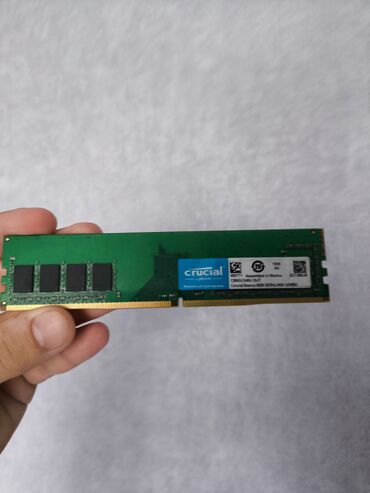 ddr3 для ноутбука: Оперативдик эс-тутум, Колдонулган, Crucial, 8 ГБ, DDR4, 2400 МГц, ПК үчүн