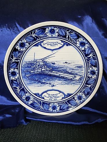 tupperware flasice: Tanjir nov za na zid delft holandski iz 1976 do 1980god. Tanjir za — 1