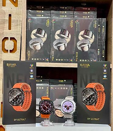 Акылдуу сааттар: ⌚ Смарт часы Saiya Sy Ultra 7 — AMOLED, звонки, здоровье ⌚ Стильные и — 4