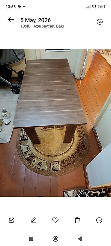 oturacaglar: Mebel dəsti – stul və 2 ədəd kompakt masa 6 stul 55₼ jurnal masa 35₼ — 3