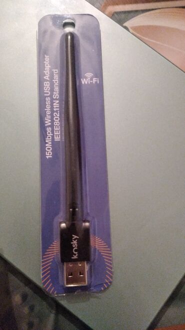 Аудиотехника: Knosky brendindən 150Mbps sürətə malik simsiz USB adapter. Bu adapter