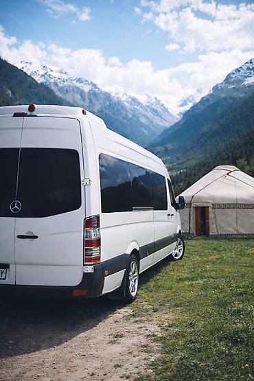 124 e500: Аренда микроавтобуса Mercedes-Benz Sprinter на заказ. Кыргызстандын — 2