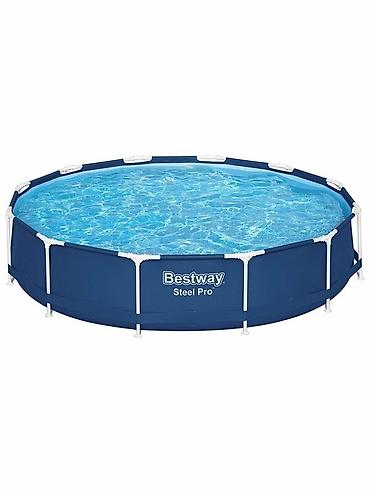 Бассейны: 366/76см. Bestway 56706 BW Каркасный бассейн Steel Pro, 6473л — 7