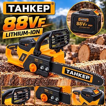тошок материал: Аккумуляторная цепная пила TAHKEP 88VF Lithium‑Ion - Питание — 1