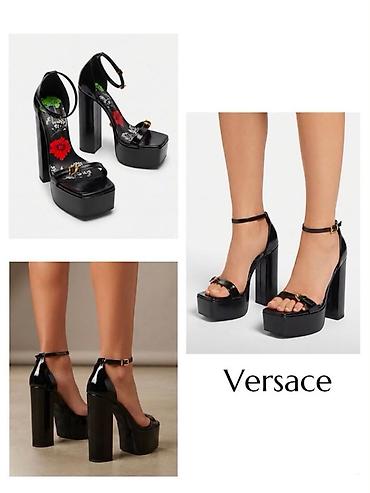 ayaqlar: Bir neçe saat geyinilib. Alınıb: 1839Azn. Parçasız/Qutusuz. Versace — 1