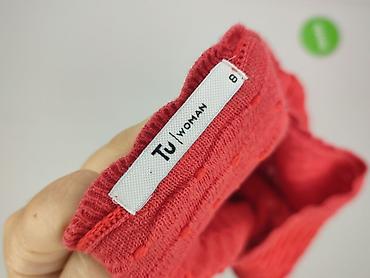 czerwony sweter: TU Woman, Sweter damski, rozmiar S — 4