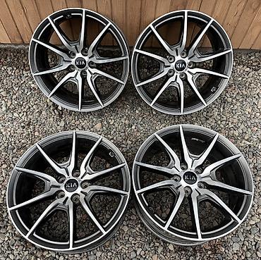 Диски: Литые Диски R 19 Hyundai, Комплект, отверстий - 5, Б/у — 1