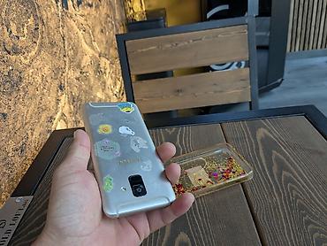 note 3: Samsung Galaxy A6, Б/у, 32 ГБ, цвет - Серебристый, 2 SIM — 2