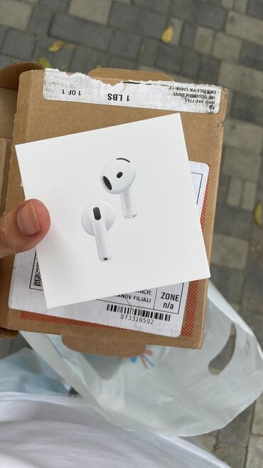 airpods 4 qiymeti: Yenidir qutudan açılmayıb. Simsiz qulaqliqdir Apple şirkətinə