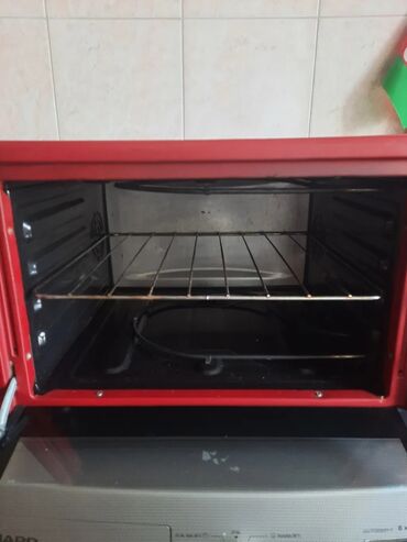 işlenmiş soba: Duxovka Zilan, Elektrik, rəng - Qırmızı, Ayrıca dayanan, İşlənmiş