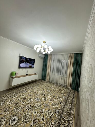 квартиры талас: 3 комнаты, 64 м², 105 серия, 7 этаж, Евроремонт