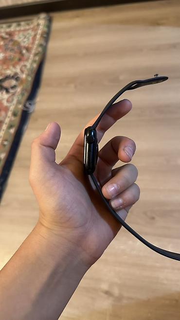 iph: Смарт-часы Apple Watch (черный корпус, черный спортивный ремешок) - — 5