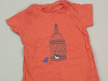 pomarańczowa koszulka dla dziewczynki: Футболка, 3-6 міс., стан - Хороший