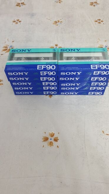 Минидиск-плееры: Аудио кассеты "Sony" made in Japan новые, запечатанные! 10 штук. Цена