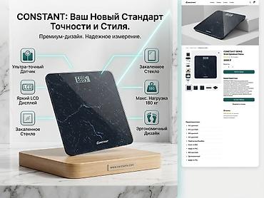 Электронные напольные весы CONSTANT - Премиум-дизайн с
