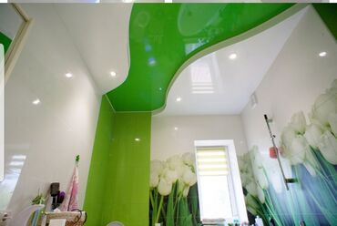 Натяжной потолок: Натяжной потолок 3D потолки, Глянцевое, Матовое — 29