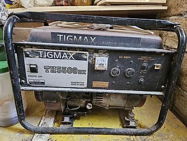 Elektrik malları: TIGMAX TH5500DX benzinli generator - Model: TH5500DX (Design in — 1