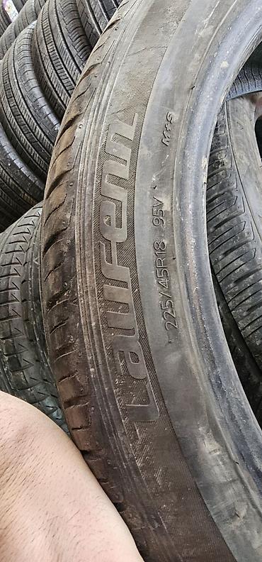 hankook: Шины 225 / 45 / R 18, Лето, Б/у, Пара, Легковые, Корея, Hankook — 4