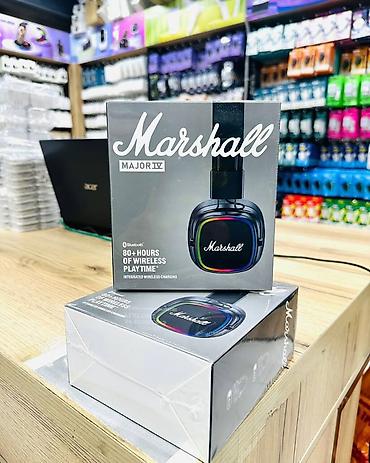 alisa max: Беспроводные накладные наушники, Marshall, Новый — 1