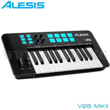 ударные музыкальные инструменты: Midi-клавиатура Alesis V25 MKII Универсальный USB-MIDI-контроллер