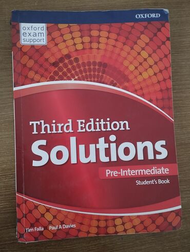 жаны китеп 6 класс: Учебник по английскому Third Edition Solution pre Intermediate