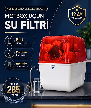su filteri: Mətbəx üçün su filtri – Waterboss-S 5 mərhələ, 8 litr çən - Pompalı — 1
