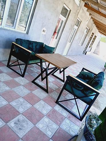 ucuz mebeler: Yeni, Kvadrat masa, Açılmayan, Skameykalar ilə, Azərbaycan — 6