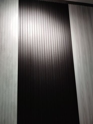 забор из профнастила: Dekorativ divar panelləri – şaquli zolaqlı tekstura - Material