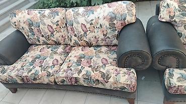 Çiçək naxışlı ikili divan - Üslub: Klassik-vintage elemetlərlə lalafo.az -da Çiçək naxışlı ikili divan - Üslub: Klassik-vintage elemetlərlə