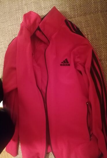 trenerka grobari: Adidas Originals, M (EU 38), bоја - Crvena