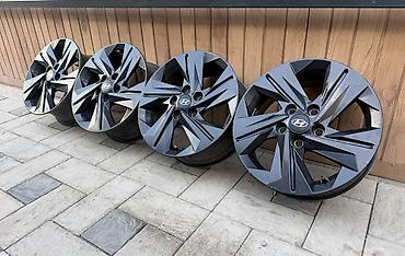 Литые Диски R 16 Hyundai, Комплект, отверстий - 5, Б/у