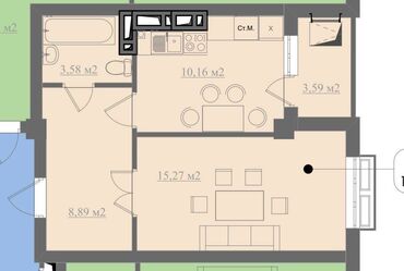 Продажа квартир: 1 комната, 41 м², Элитка, 9 этаж