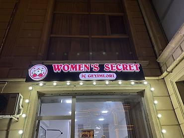 Women’s Secret – İç geyimləri mağazası Magaza ucun lazim olan butun