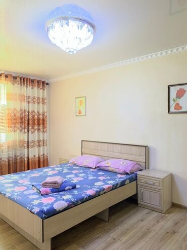 2х комнатные квартиры в бишкеке снять в Кыргызстан | Долгосрочная аренда квартир: 1 комната, Постельное белье, Кондиционер, Бронь