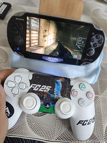 ps vita oyun konsolu: Sony PS Vita (əl konsolu) + simsiz gamepad dəsti - Model: Sony PS — 8