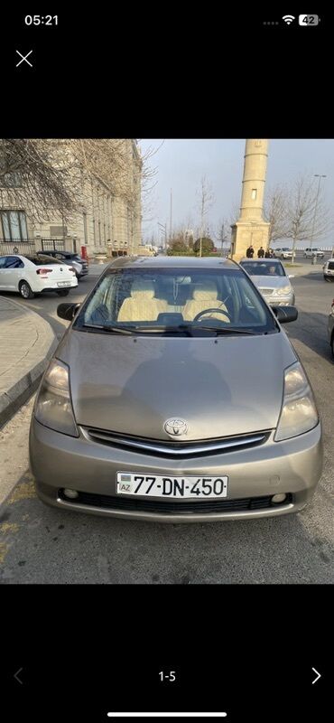 prius satilir: Toyota Prius: 1.5 l | 2007 il Hetçbek