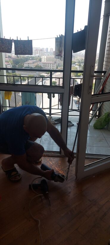 Qapıların təmiri: Pencere qapi usasi temir ne lazm oldu muraciyyet ede bilersiz vacap — 27