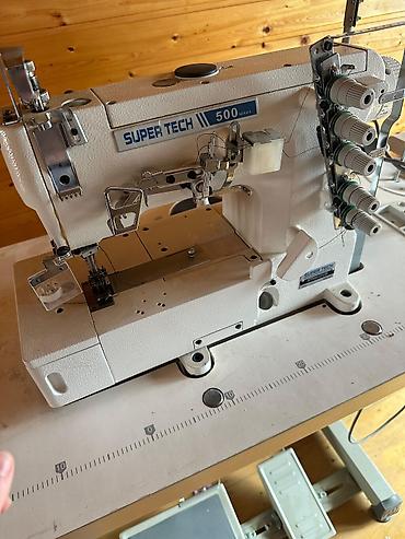 Tikiş maşınları: Tikiş maşını – Raspaşivka/Overlok kombi • Brend/model: SUPER TECH 500 — 1
