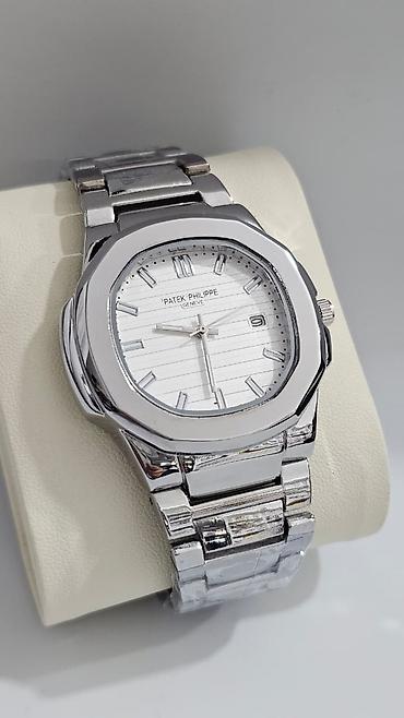 saat romanson: Yeni, Qol saatı, Patek Phillipe, rəng - Gümüşü — 8