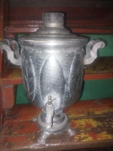 dibçək güllərinin satışı: Kohne samavar - Material: qalın metaldan, relyef naxışlı korpus - Yan — 1