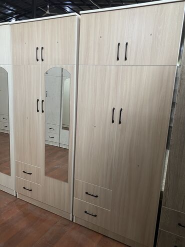 Шкафы для одежды: Шкафы 2 створчатые Эки эшик Эки коздуу шкаф Двух дверный Шифоньер — 14