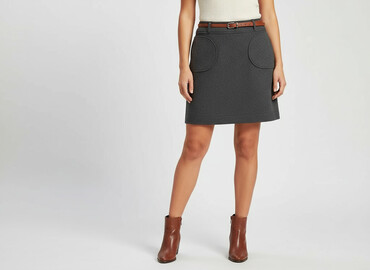 spódnice z cekinami srebrne: Montego, Women`s skirt, size XL