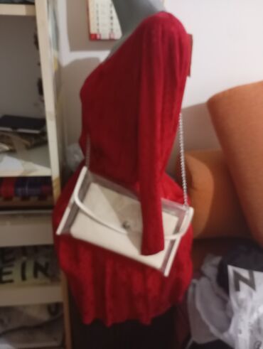 Torbe: Plišana torbica u obliku srca - Model: srce, mekani veštački krzneni — 236