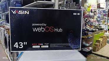 Срочная акция Yasin 43 UD81 webos magic пульт smart Android Yasin