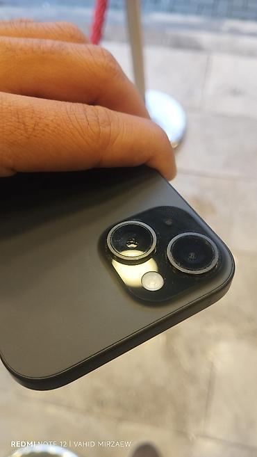 telefon alis satis: IPhone 15, 128 GB, Black Titanium, Zəmanət, Barmaq izi, Simsiz şarj — 4
