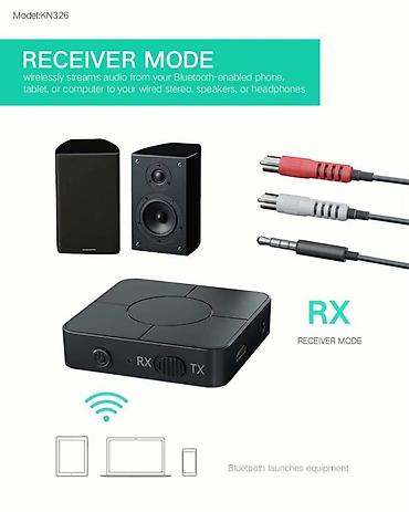 mp3 pleyerlər: Bluetooth ресивер-трансмиттер LccKaa KN319 - 55 man. Bluetooth — 4