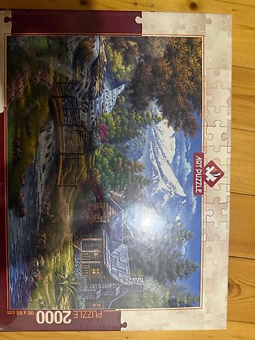 puzzle xalça: Puzzle 2000. İstifadə olunmuyub,karobkası heç açılmıyıb. Tək bir ədədi — 3