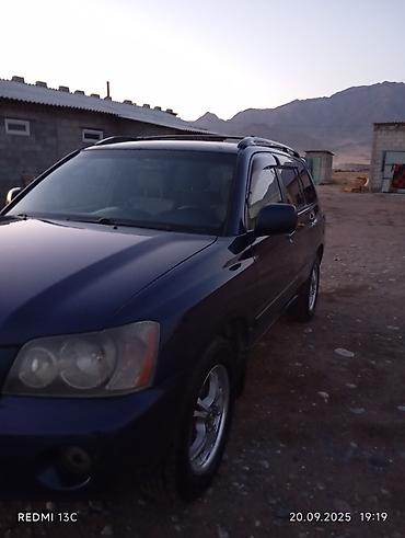 араба ош: Toyota Highlander: 2003 г., 2.4 л, Автомат, Бензин, Внедорожник — 3