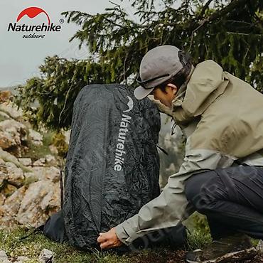 накидки: 🟠 Чехол-дождевик Naturehike для рюкзака 30-60L 🟠 ⠀ Водонепроницаемый — 8
